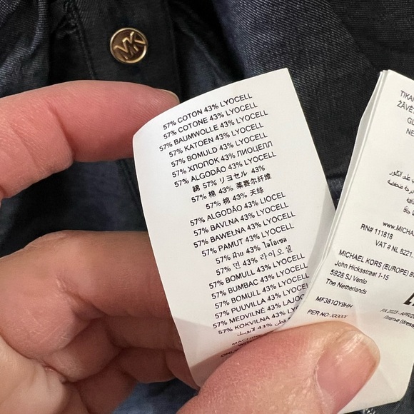 Michael Kors Ruched Front Dress - Size L - Picture 5 of 7